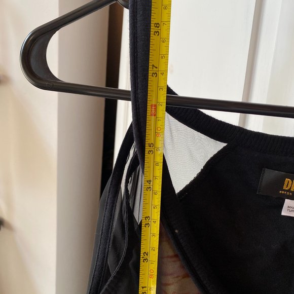 RARE Black Diesel dress Women's S - Picture 7 of 7